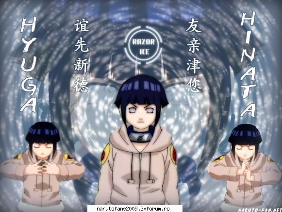 buna sunt noua pe site si  mie imi place foarte mult naruto mai ales de hinata personajul meu